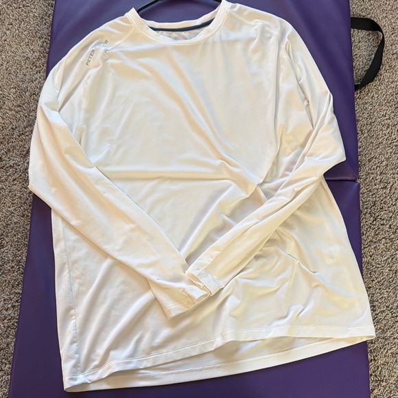 Peter Millar White Long Sleeve Tee - Picture 1 of 5